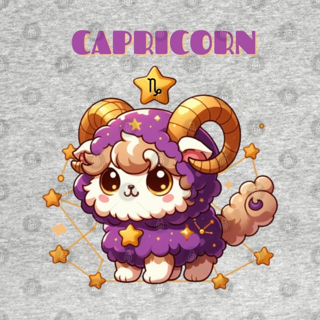 Capricorn Zodiac Cat by Bubbles